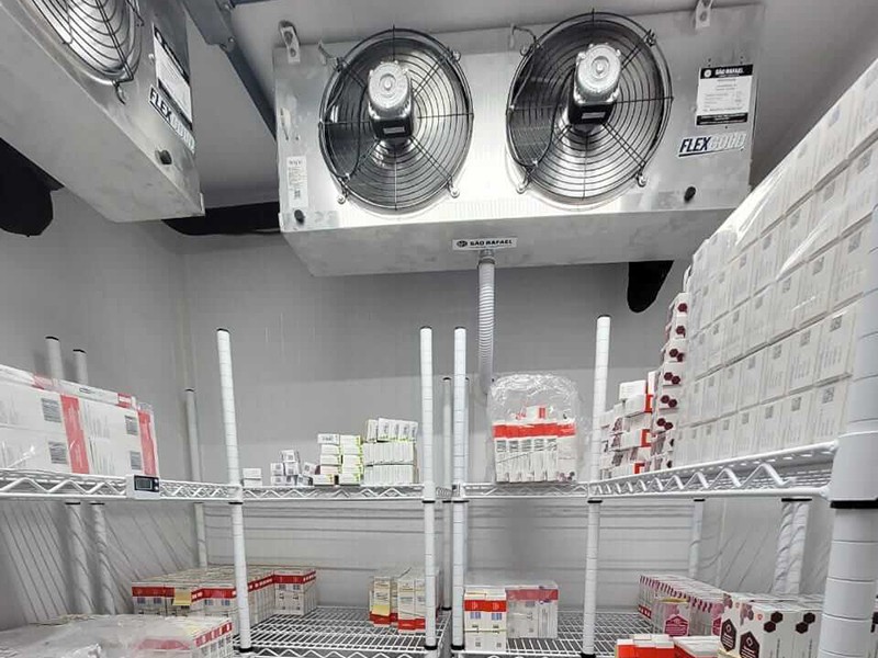 Câmara fria para medicamento